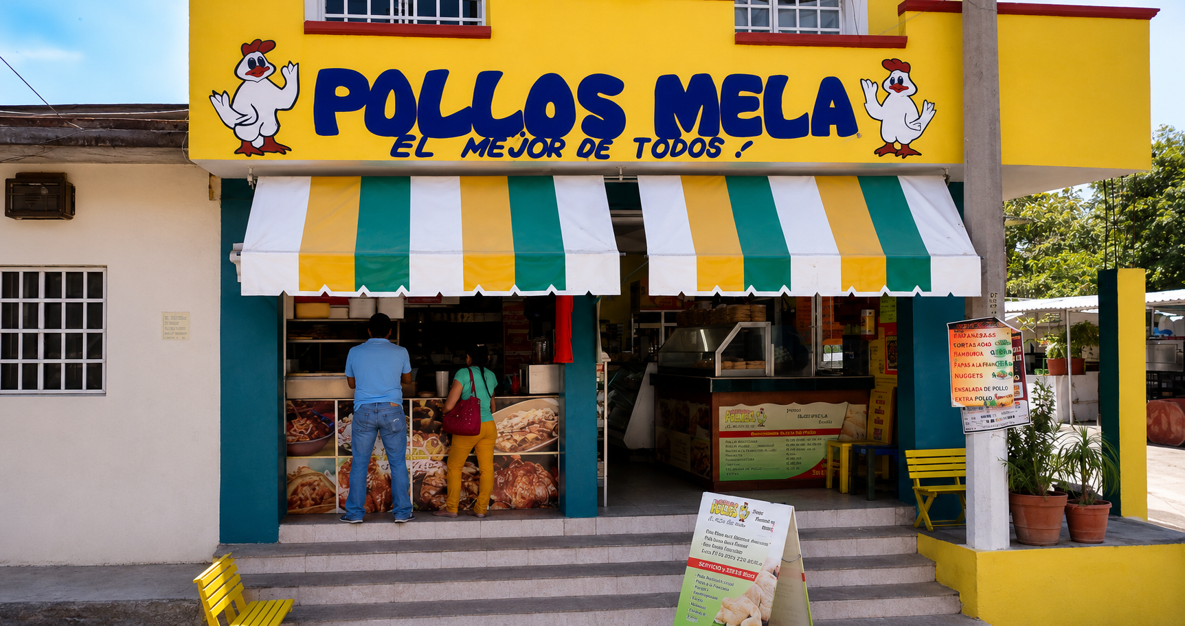 Logo Pollos Mela